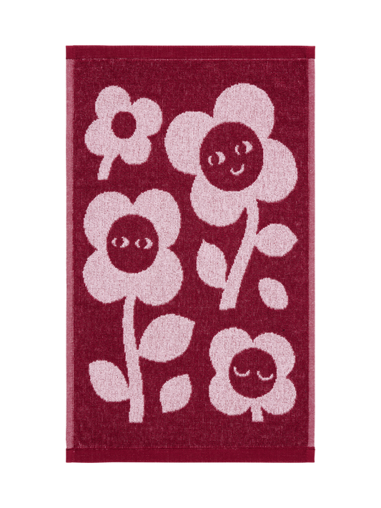 70562-5496-03-12; Finlayson RIEMU Käsipyyhe Viininpunainen / Roosa / 30x50 cm 