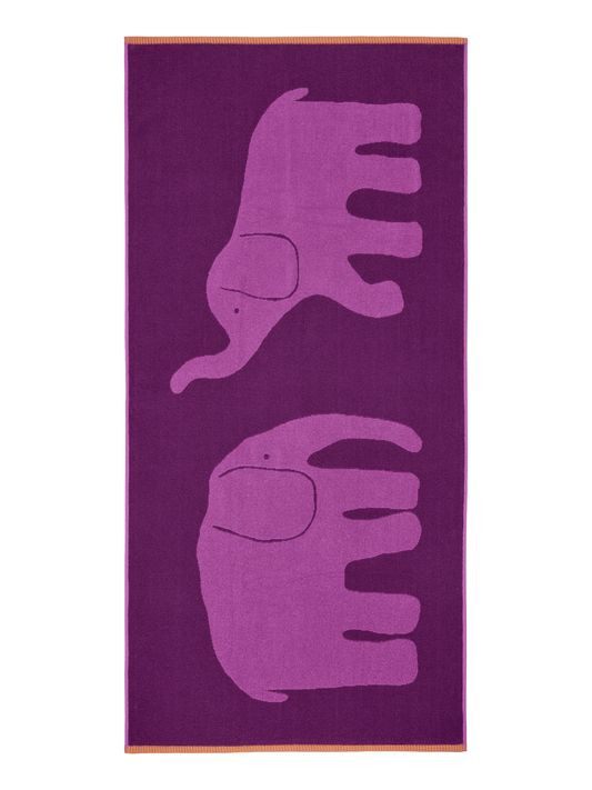 Finlayson FI Elefantti vapaa pyyhe Violetti / 70x150 cm