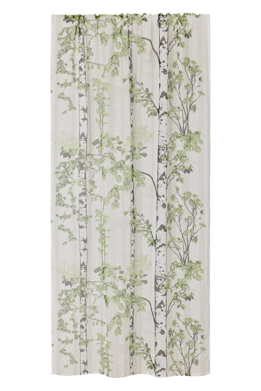 108213-7303; Finlayson Luontopolku Curtains Sammaleenvihreä / 140x250 cm 