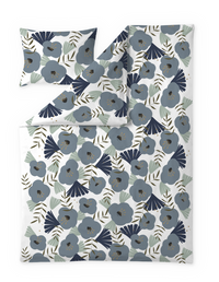 60652-5121-02-06; Finlayson Anni Pussilakanasetti Valkoinen / Sininen / 150x210 + 50x60 cm 