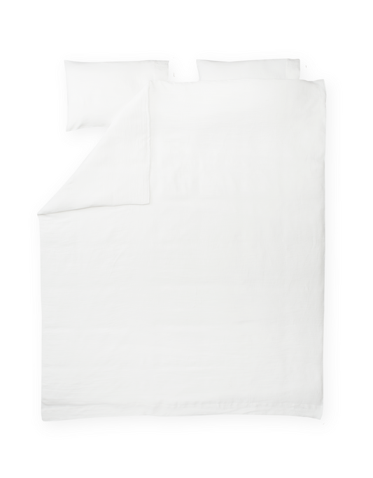 60755-0200-02-05; Finlayson Jesus Parivuoteen pellavapussilakanasetti Valkoinen / 240x220 + 50x75 cm 