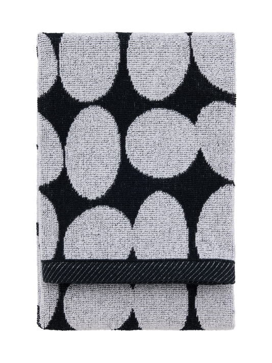 71263-4972-10-12; Finlayson Pikku pop Käsipyyhe Mustavalkoinen / 50x70 cm 