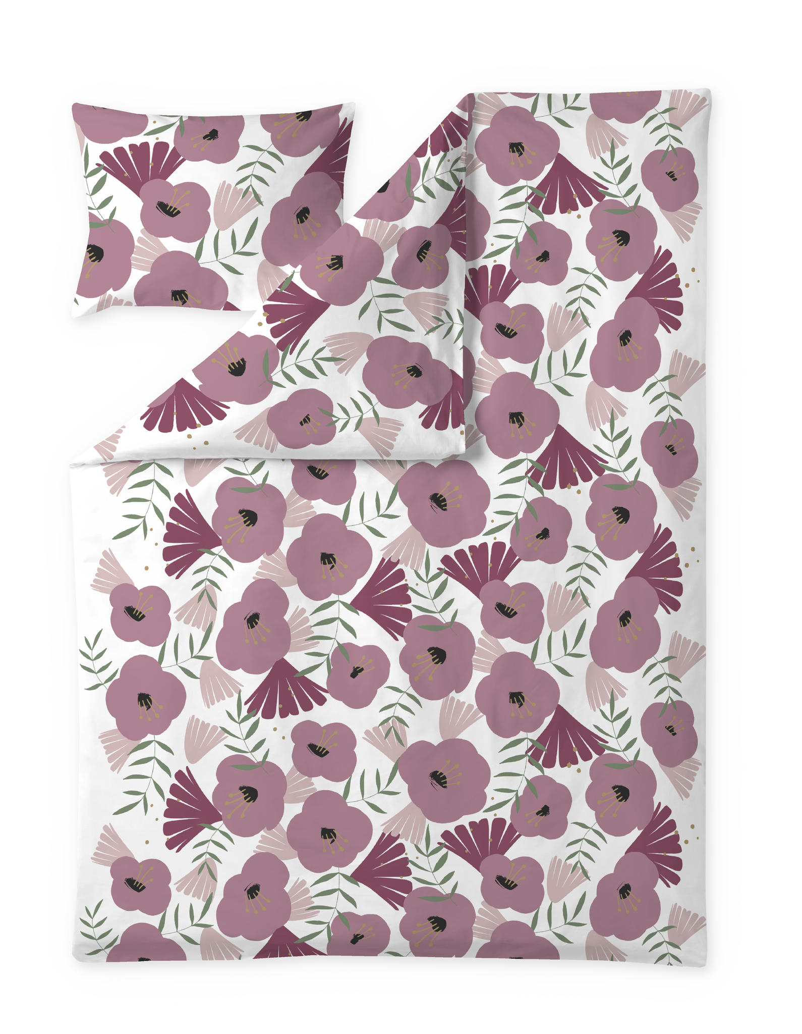 60652-5121-07-06; Finlayson Anni Pussilakanasetti Malva / 150x210 + 50x60 cm 