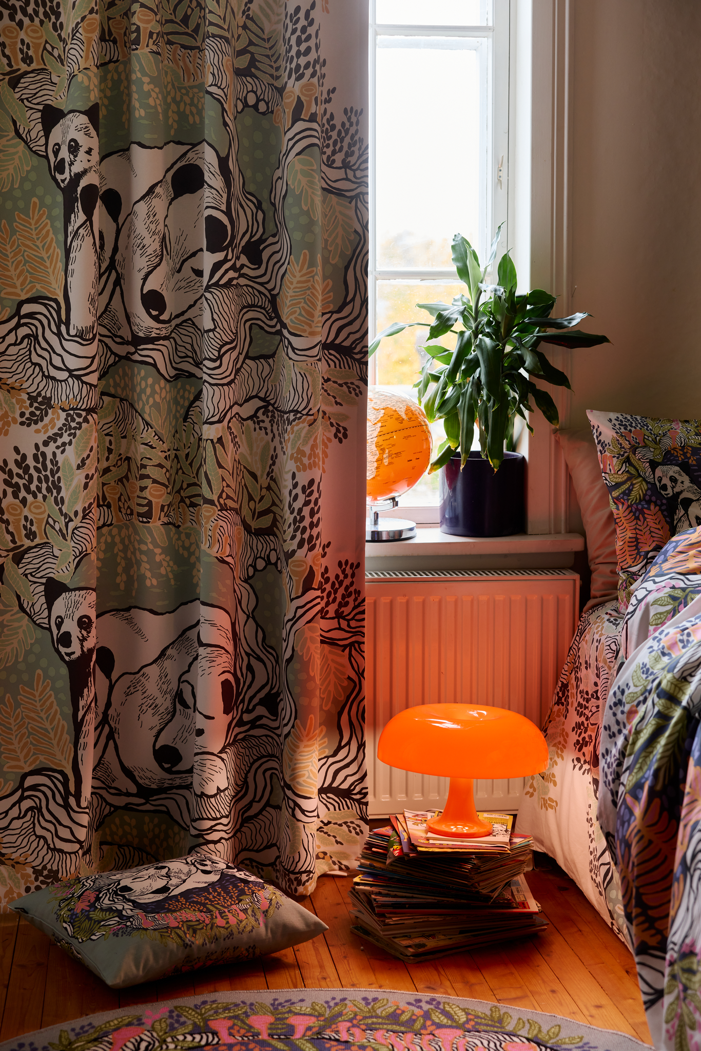 109020-7110_1; Finlayson Unikeot Curtains Mintunvihreä / 140x250 cm 
