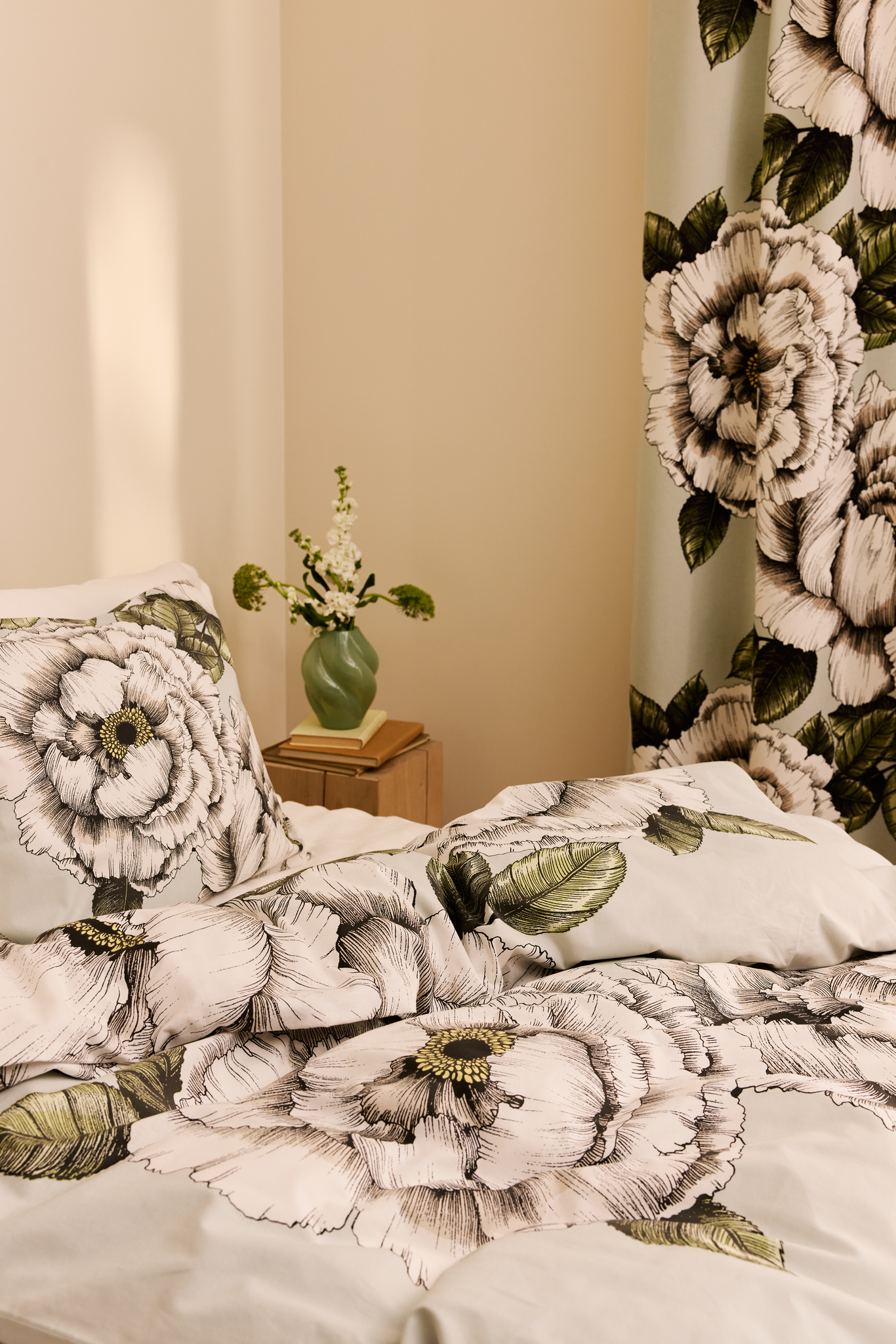 CT002457-7110_2; Finlayson Alma Curtains Salvianvihreä / 140x250 cm 