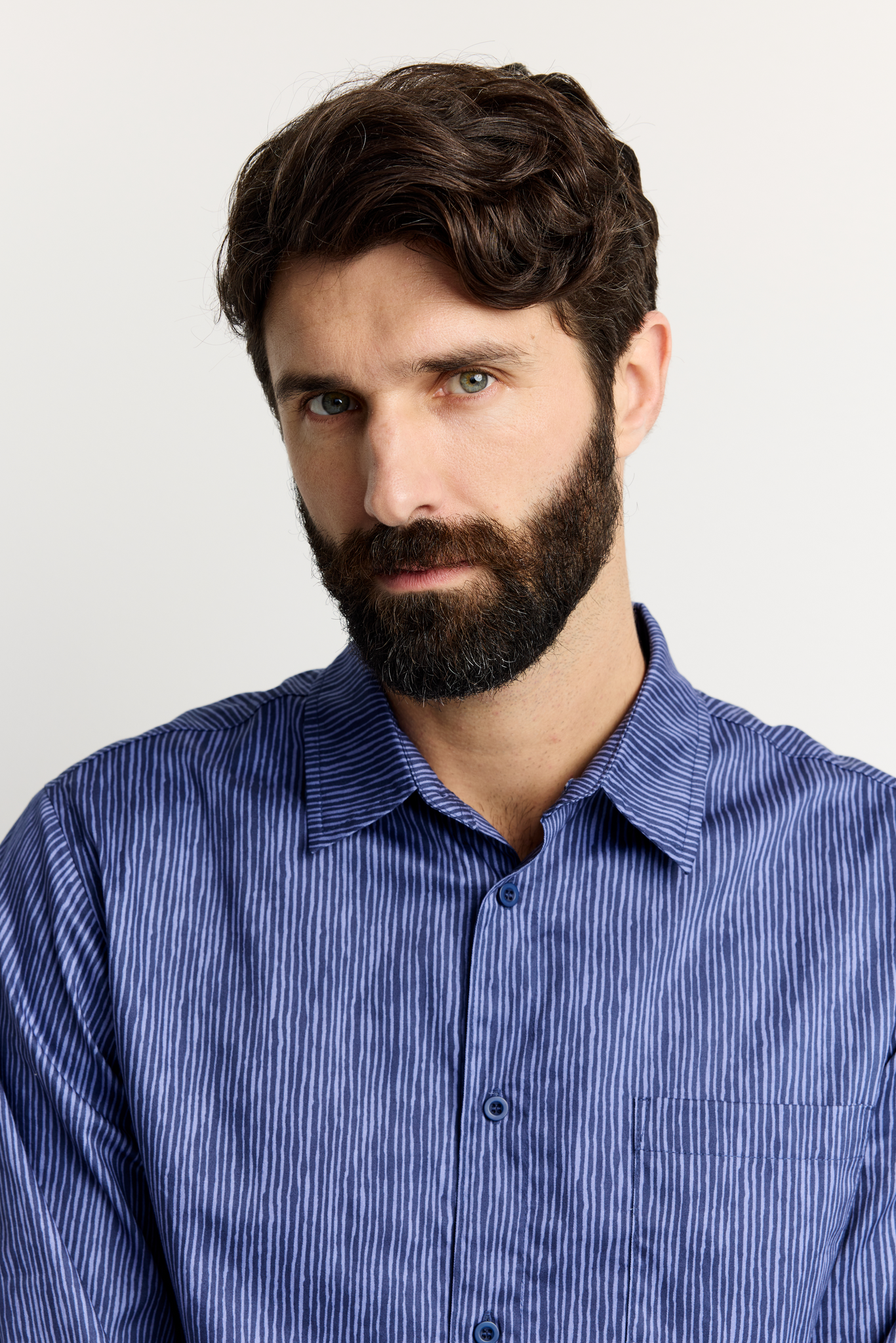 22784491001_4; 22784491002_4; 22784491003_4; 22784491004_4; Finlayson TIUHTA Kauluspaita Sininen / XXL 