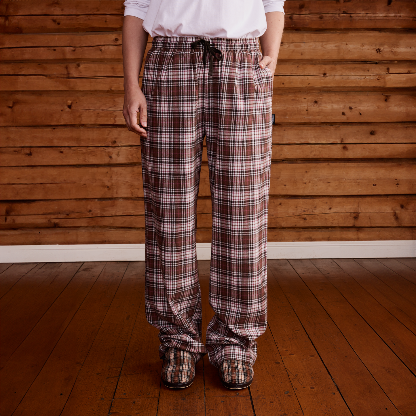 22719186001; Finlayson Aino Pyjamahousut Ruskea / S 