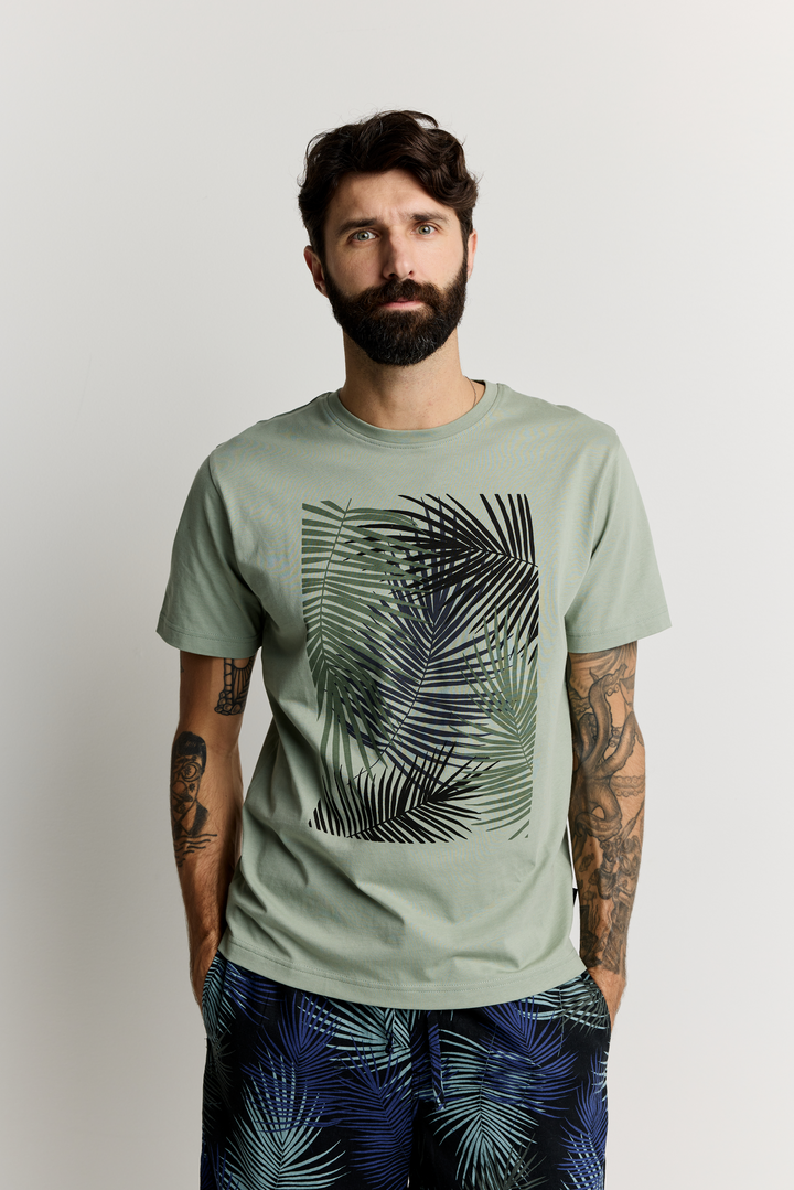 22782543001; Finlayson PALMA T-paita Vaalea salvianvihreä / S 