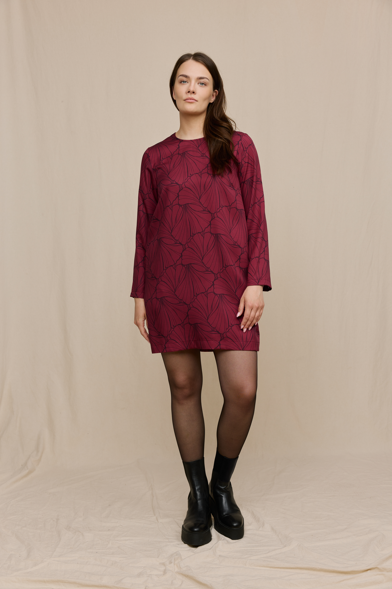 FW75005-471-XL; Finlayson Lilia Tunika Punainen / XL 