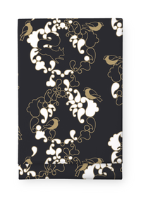 80419-4454-02-06; Finlayson Sopraano Pöytäliina Musta / Kulta / 145x250 cm 