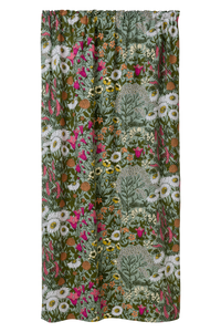 109006-7343; Finlayson Ahomaa Curtains Vihreä-pinkki / 140x240 cm 