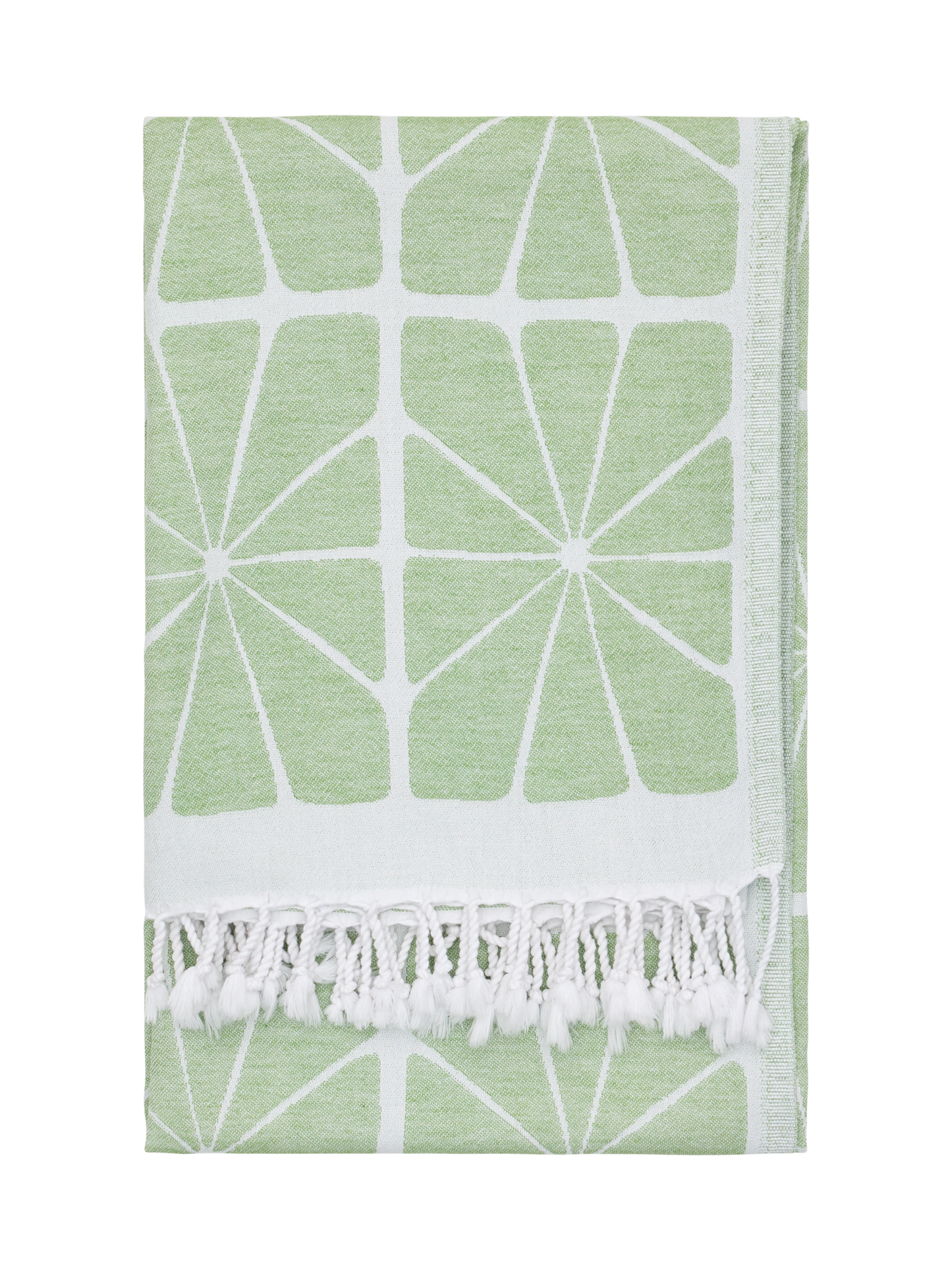70187-4048-02-06; Finlayson Aurinko Hamam-kylpypyyhe Vihreä / 90x170 cm 
