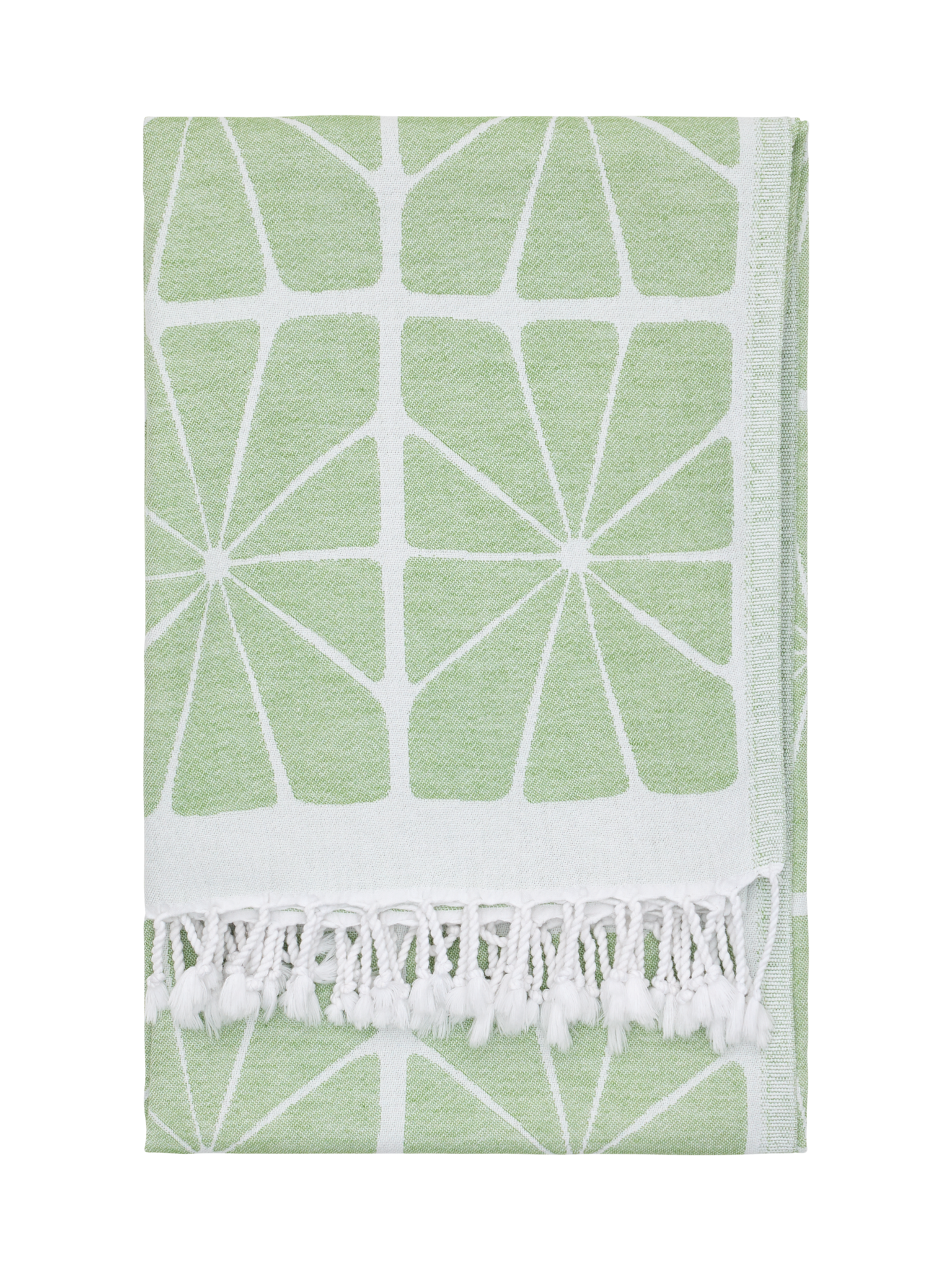 70187-4048-02-06; Finlayson Aurinko Hamam-kylpypyyhe Vihreä / 90x170 cm 