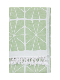 70187-4048-02-06; Finlayson Aurinko Hamam-kylpypyyhe Vihreä / 90x170 cm 