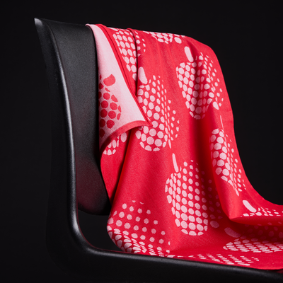 70900-3963-01-10; Finlayson Optinen omena Keittiöpyyhe Punainen / 50x70 cm 