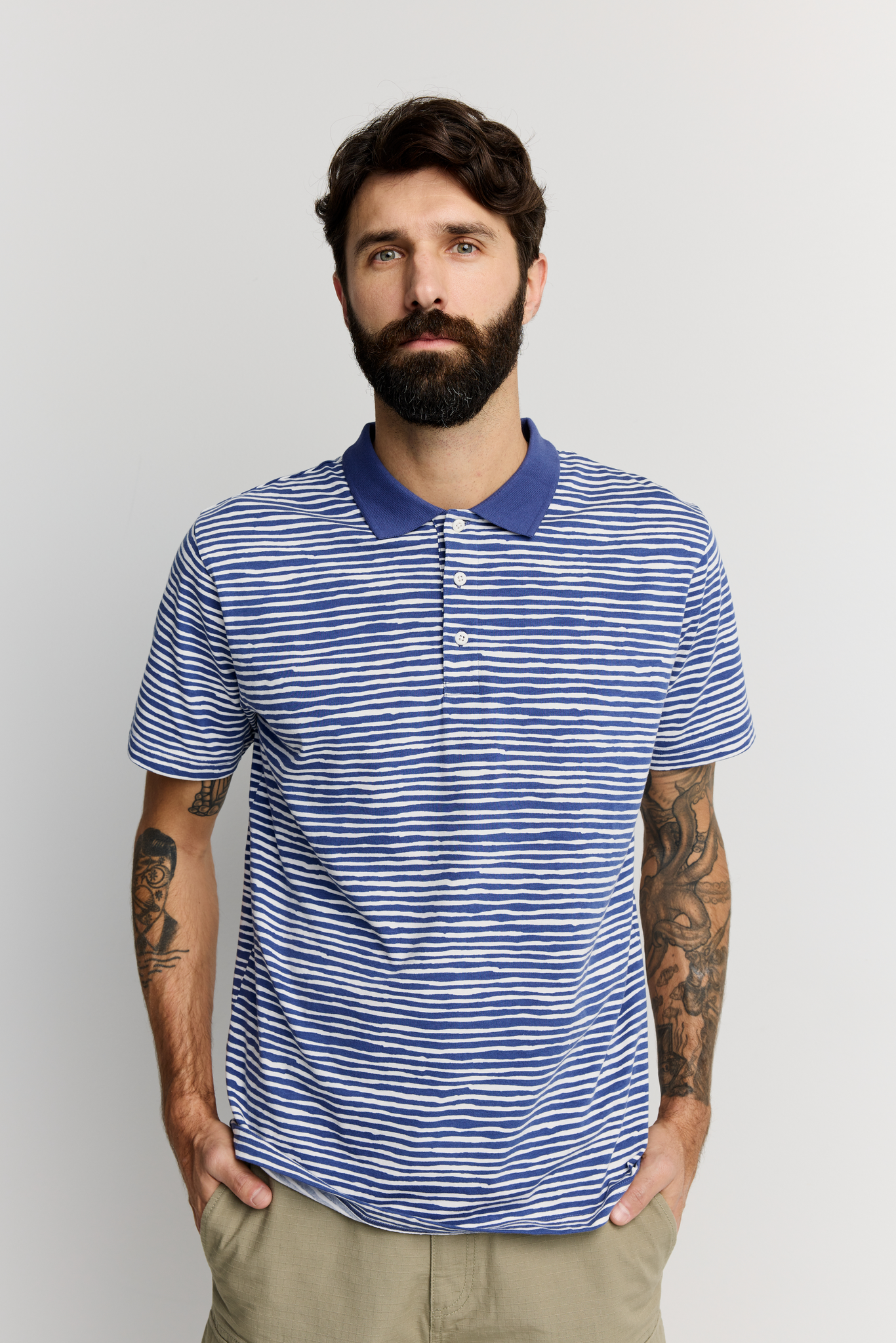 22782544001; Finlayson TIUHTA Kauluspaita Sininen / S 