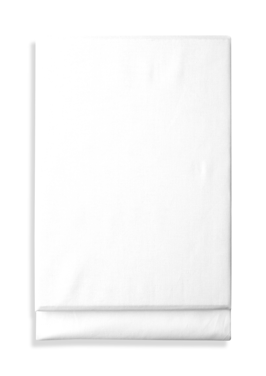 60081-0006-00-10; Finlayson Yksivärinen Muotoonommeltu twill aluslakana Valkoinen / 90x200 + 25 cm 