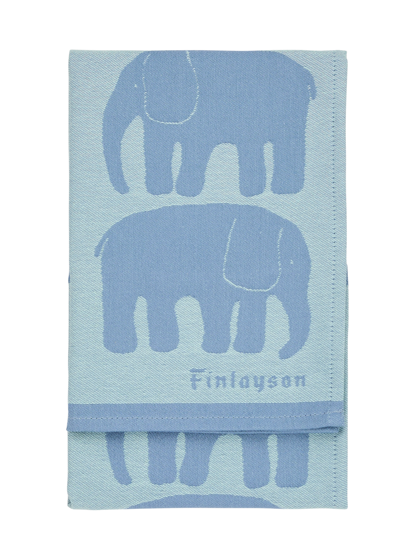 70940-4547-07-10; Finlayson Elefantti Keittiöpyyhe 2 kpl Siniharmaa / Mintunvihreä / 50x70 cm 