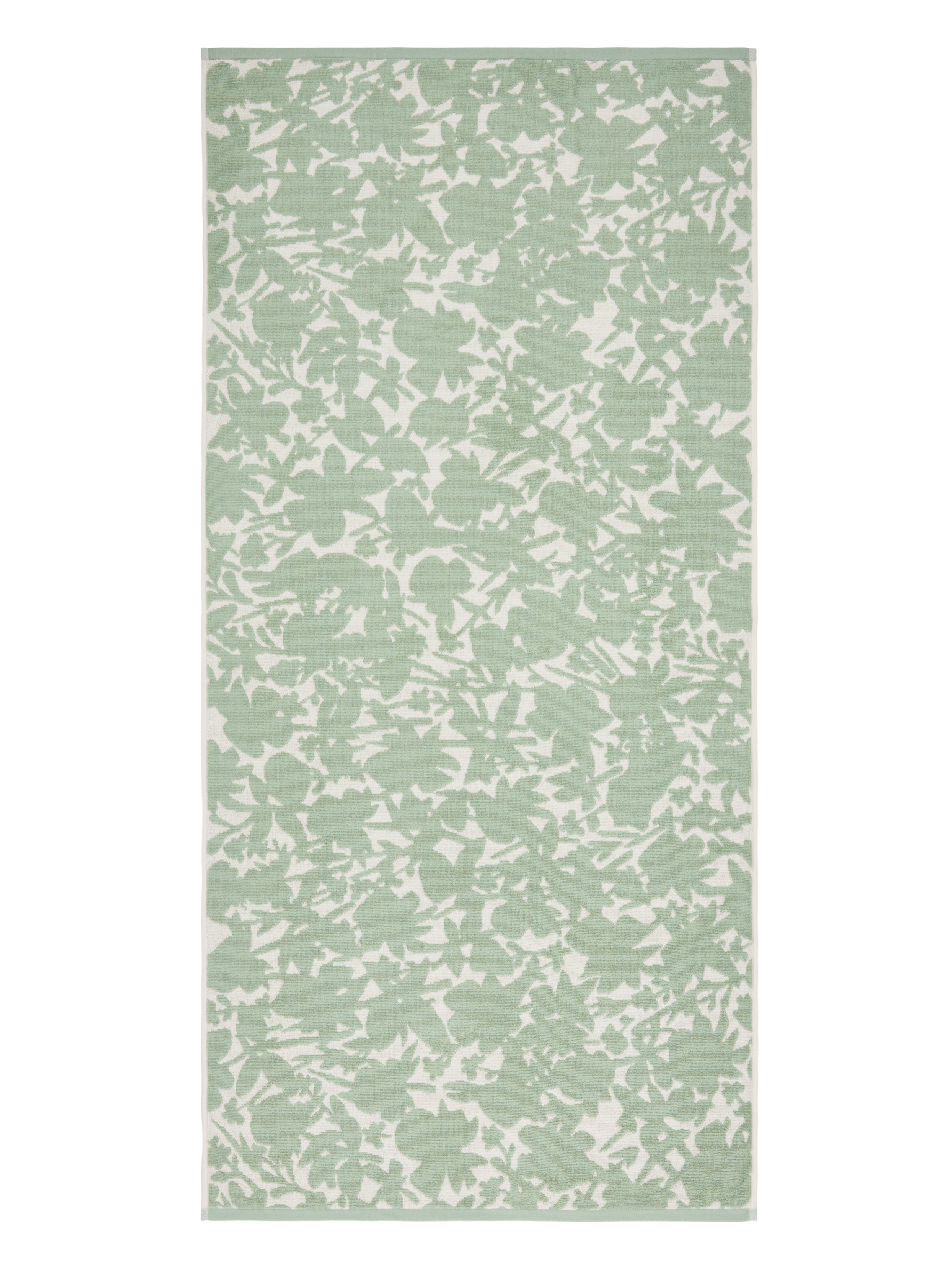 70086-5488-01-06_4; Finlayson Katveessa Kylpypyyhe Salvianvihreä / Luonnonvalkoinen / 70x150 cm 