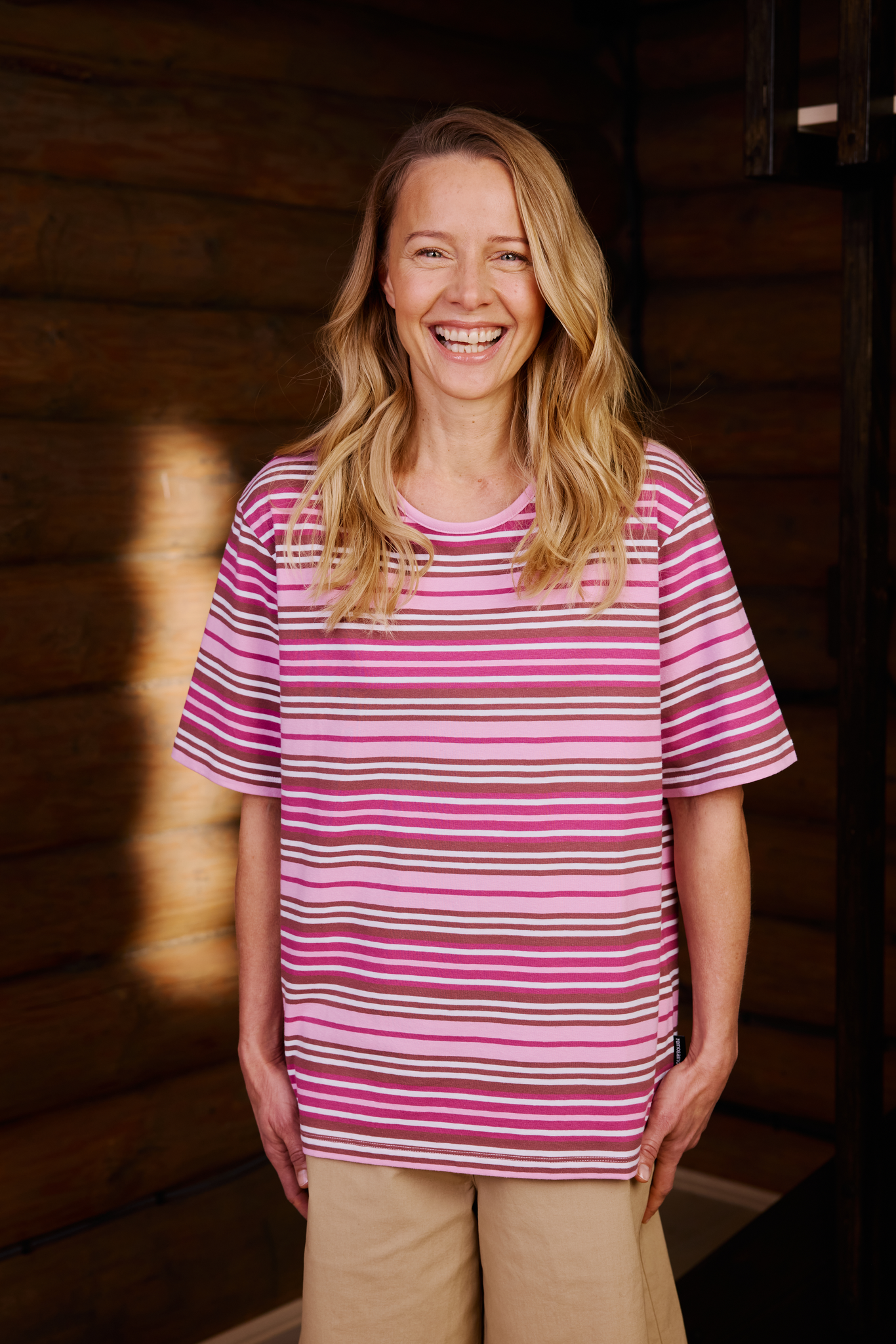 22784431004; Finlayson Aino T-paita Pinkki / XL 