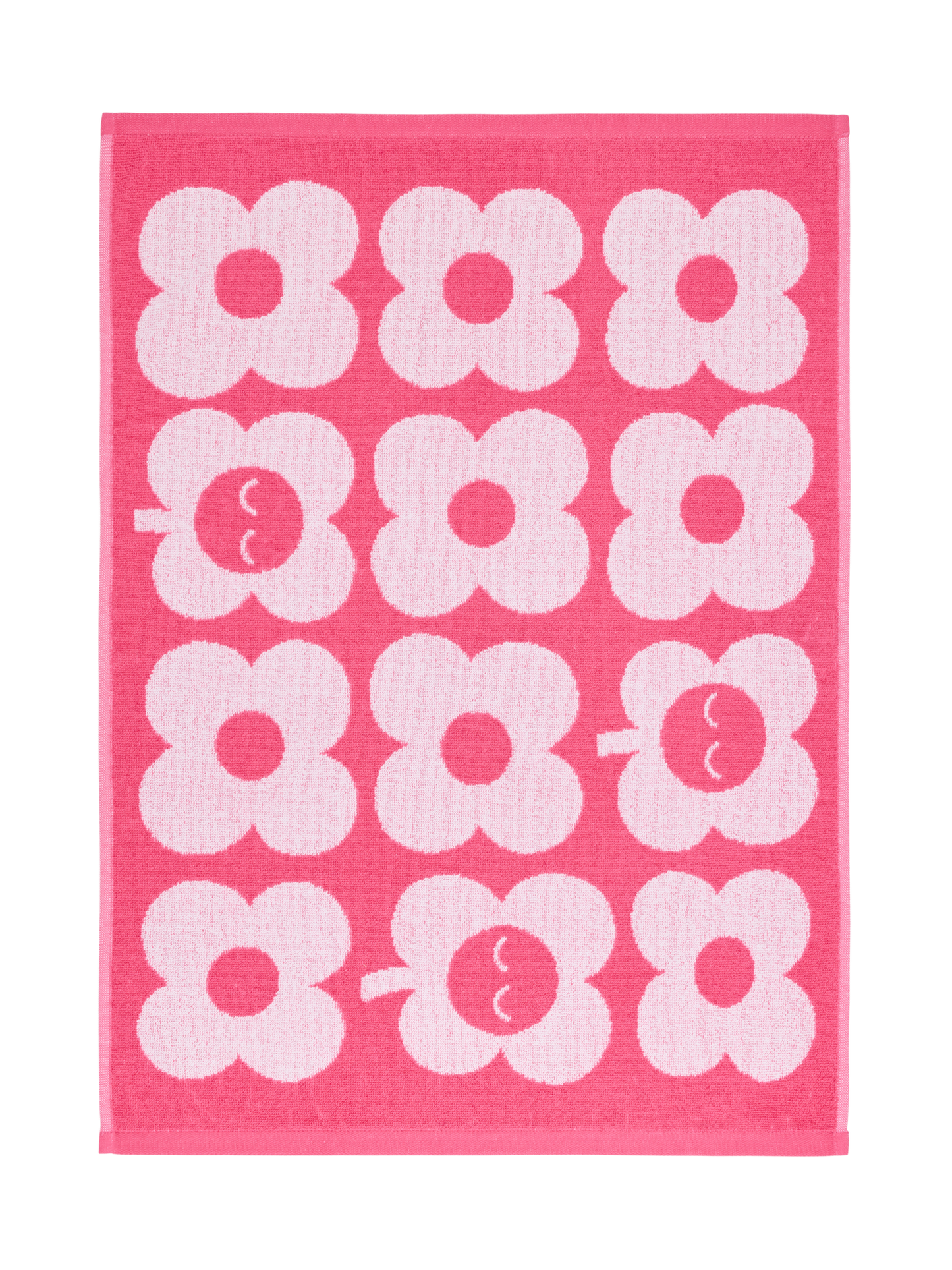 70563-5497-02-12; Finlayson Kukka Käsipyyhe Pinkki / 50x70 cm 