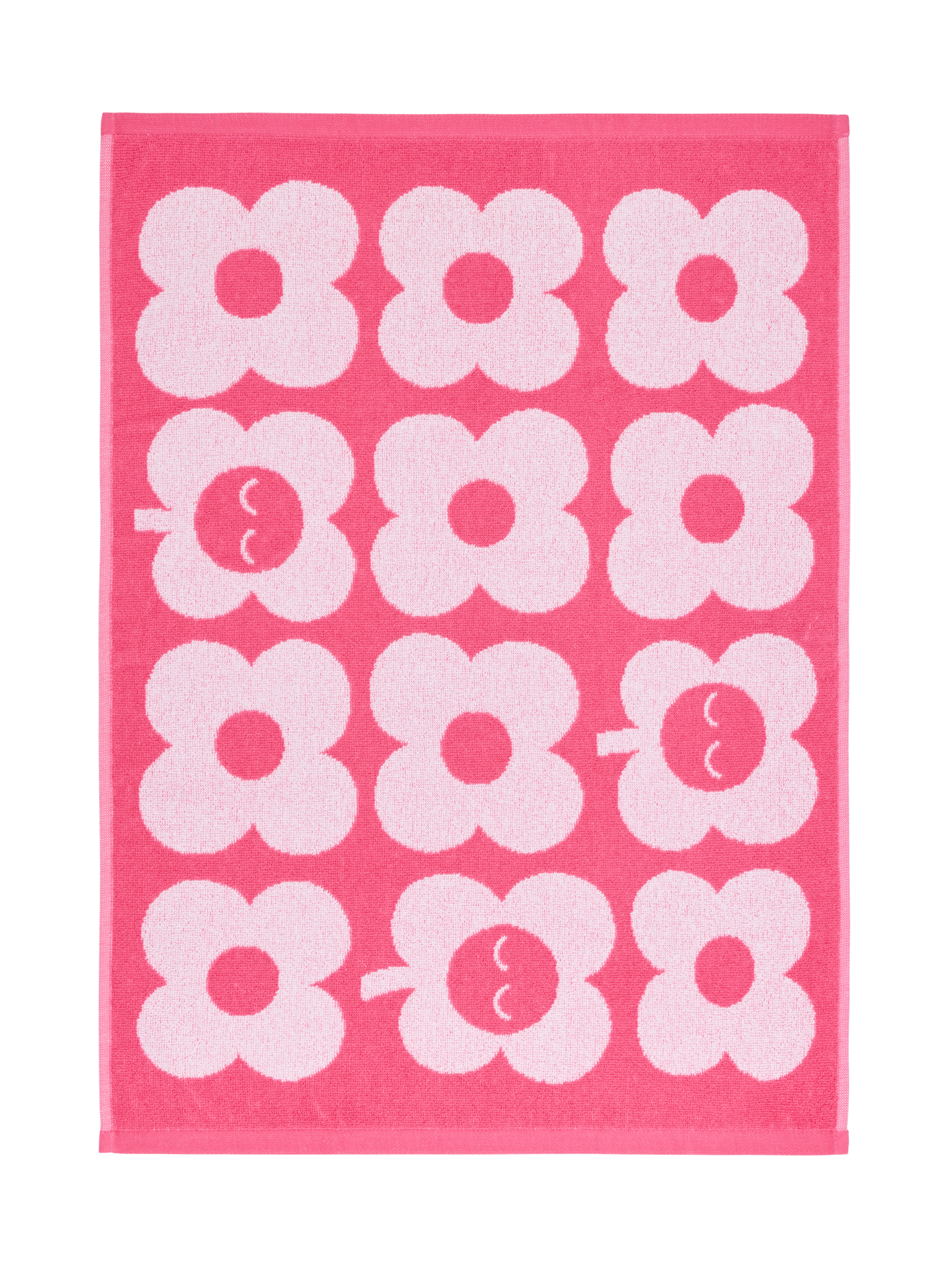 70563-5497-02-12; Finlayson Kukka Käsipyyhe Pinkki / 50x70 cm 