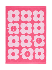 70563-5497-02-12; Finlayson Kukka Käsipyyhe Pinkki / 50x70 cm 