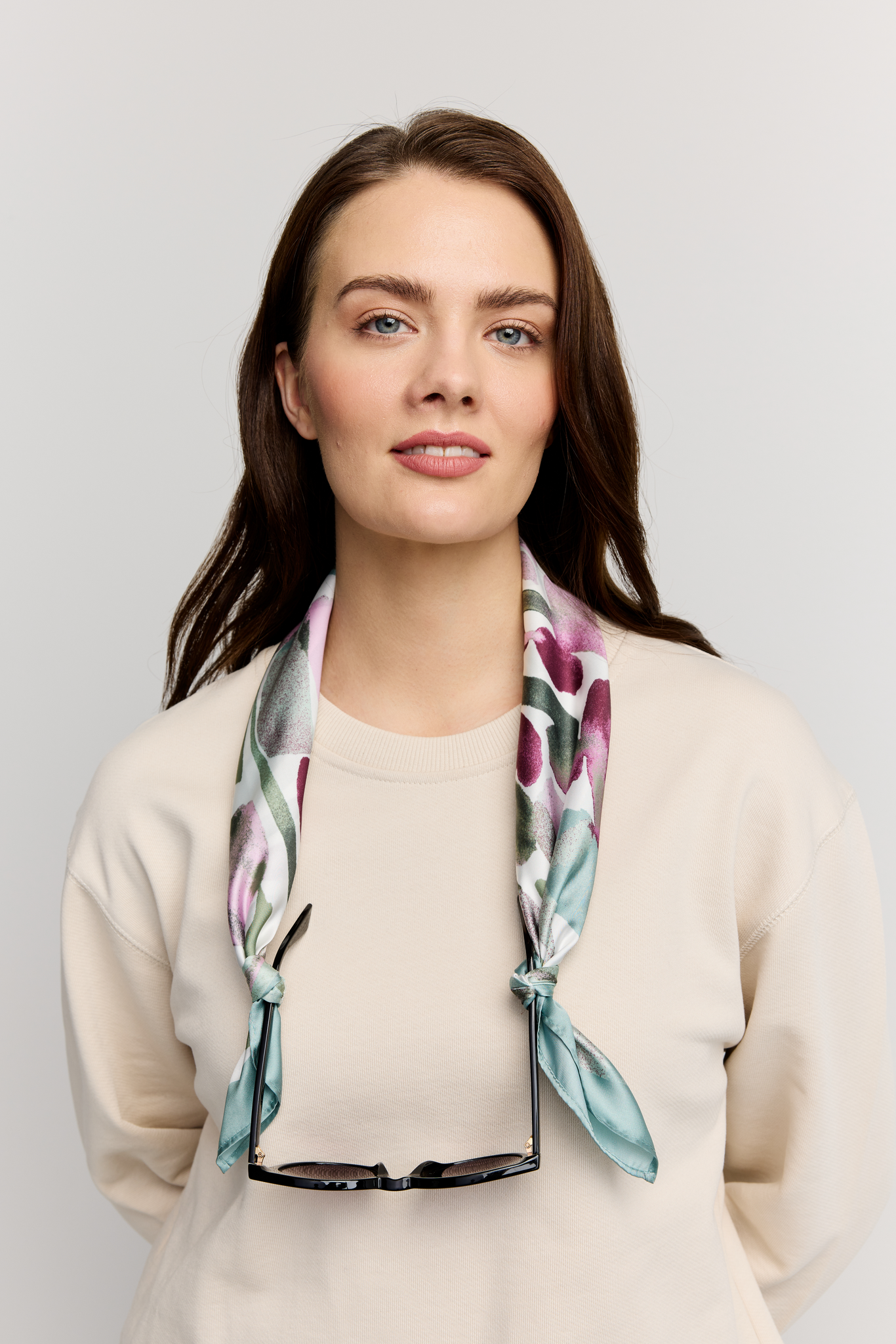 22845387_1; Finlayson KUMPULA Huivi Malva / Vihreä / Onesize 