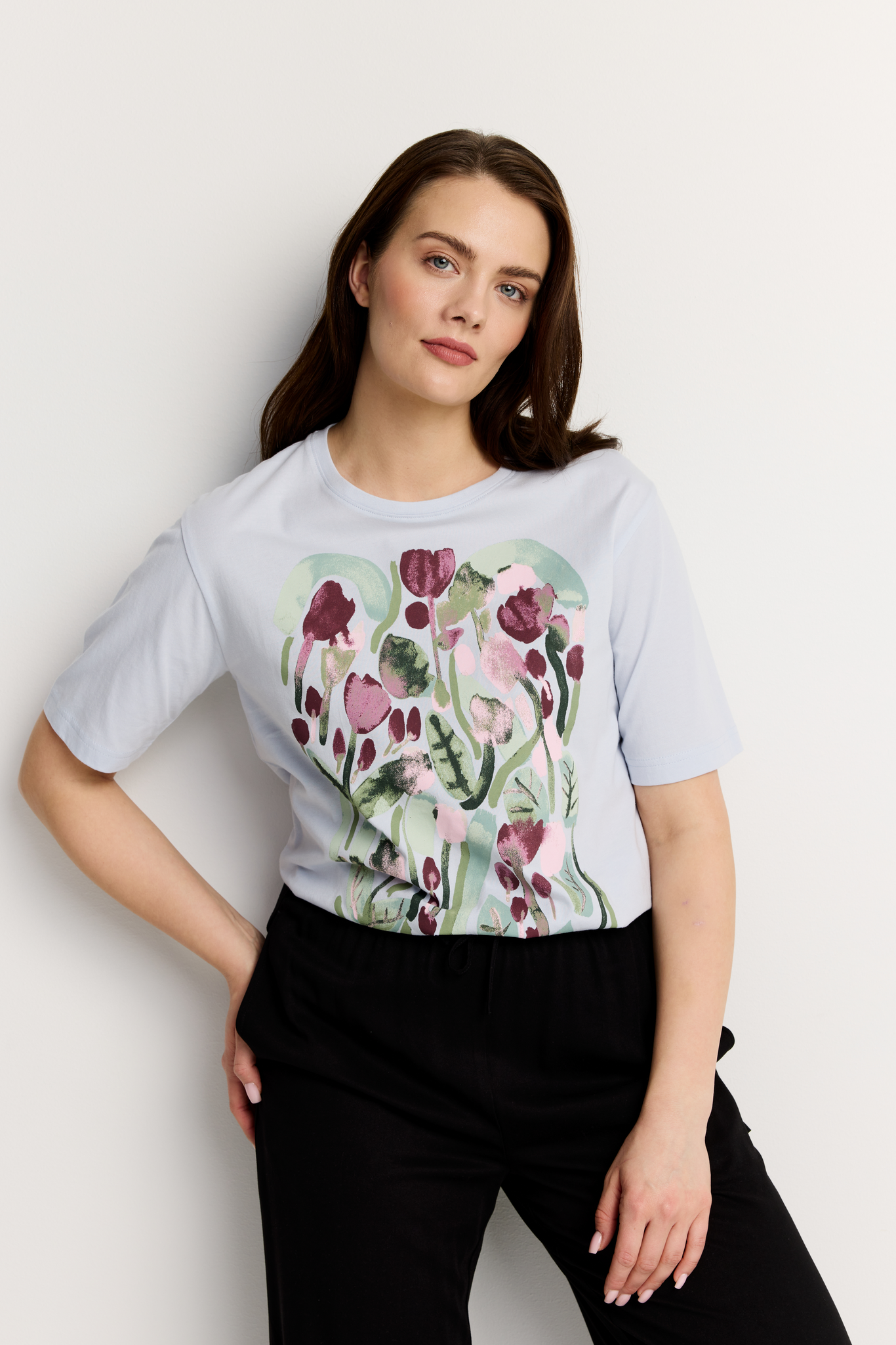 22784450002_4; Finlayson KUMPULA T-Paita Vaaleansininen / M 