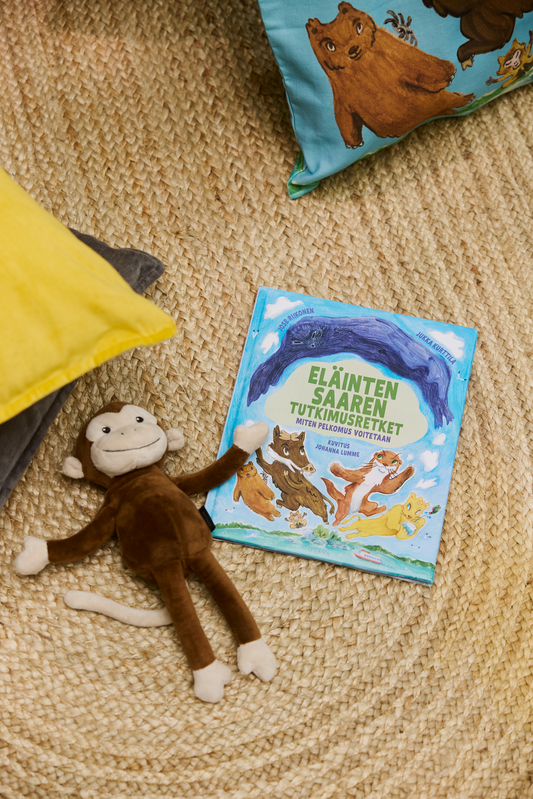 Eläinten saaren tutkimusretket - Miten pelkomus voitetaan -kirja 