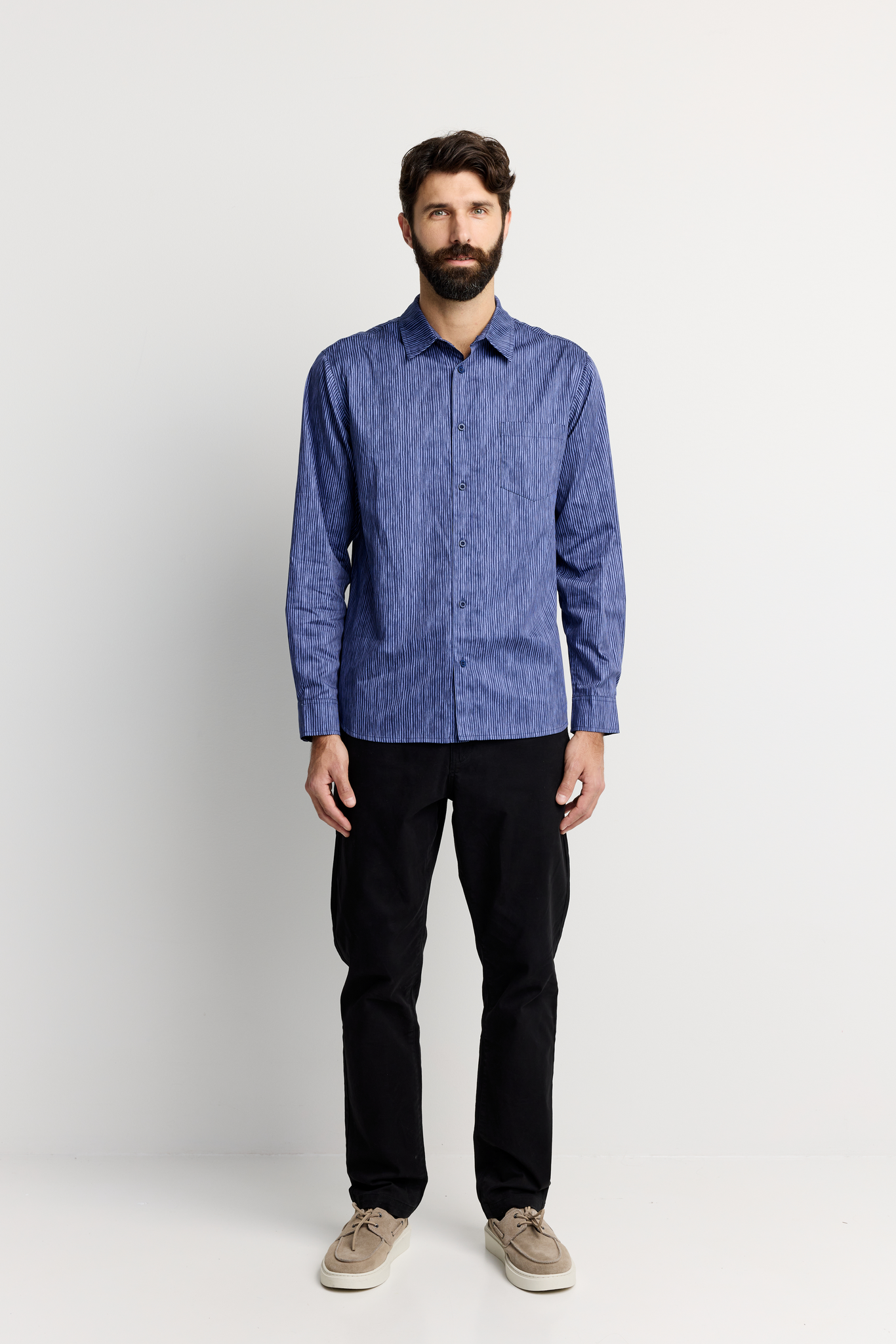 22784491001_1; 22784491002_1; 22784491003_1; 22784491004_1; Finlayson TIUHTA Kauluspaita Sininen / XXL 