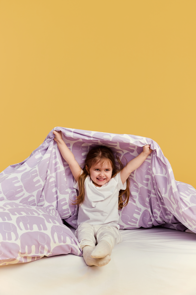 60136-4547-29-10; Finlayson Elefantti Tyynyliina Vaaleanliila / 50x60 cm 