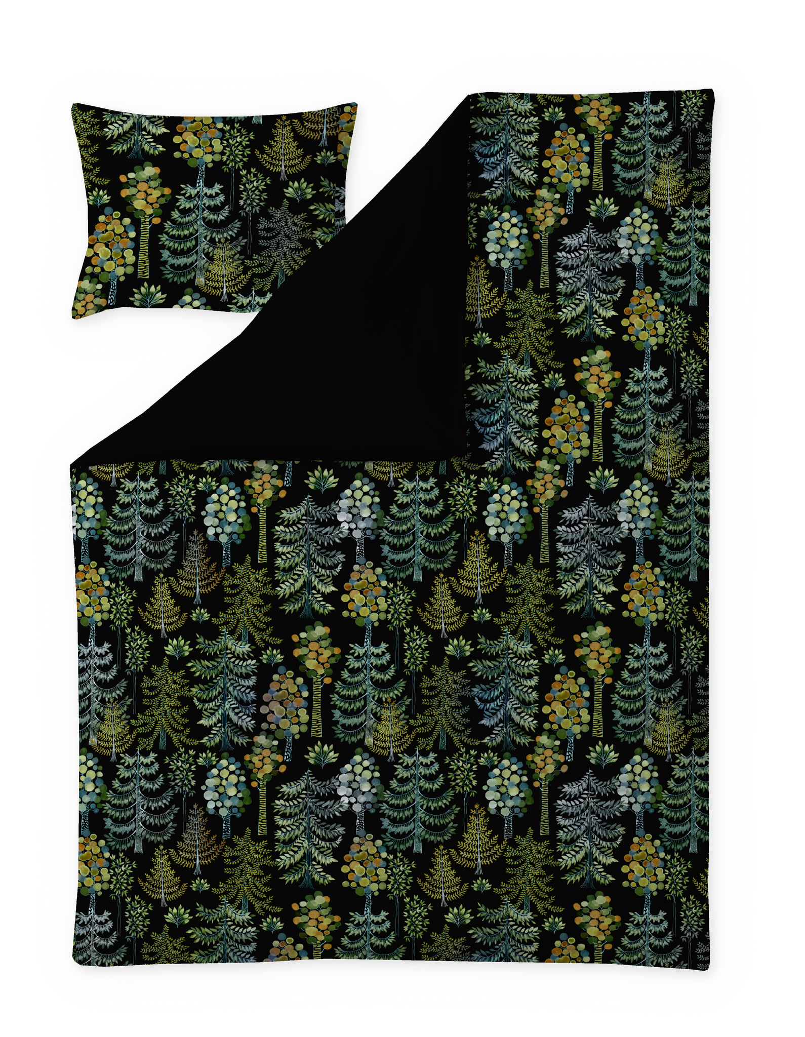 60712-4962-05-06; Finlayson Sadussa Satiinipussilakanasetti Monivärinen / 150x210 + 50x60 cm 