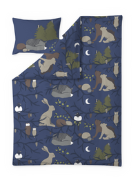 60652-4322-03-06; Finlayson Iltasatu Pussilakanasetti Sininen / 150x210 + 50x60 cm 