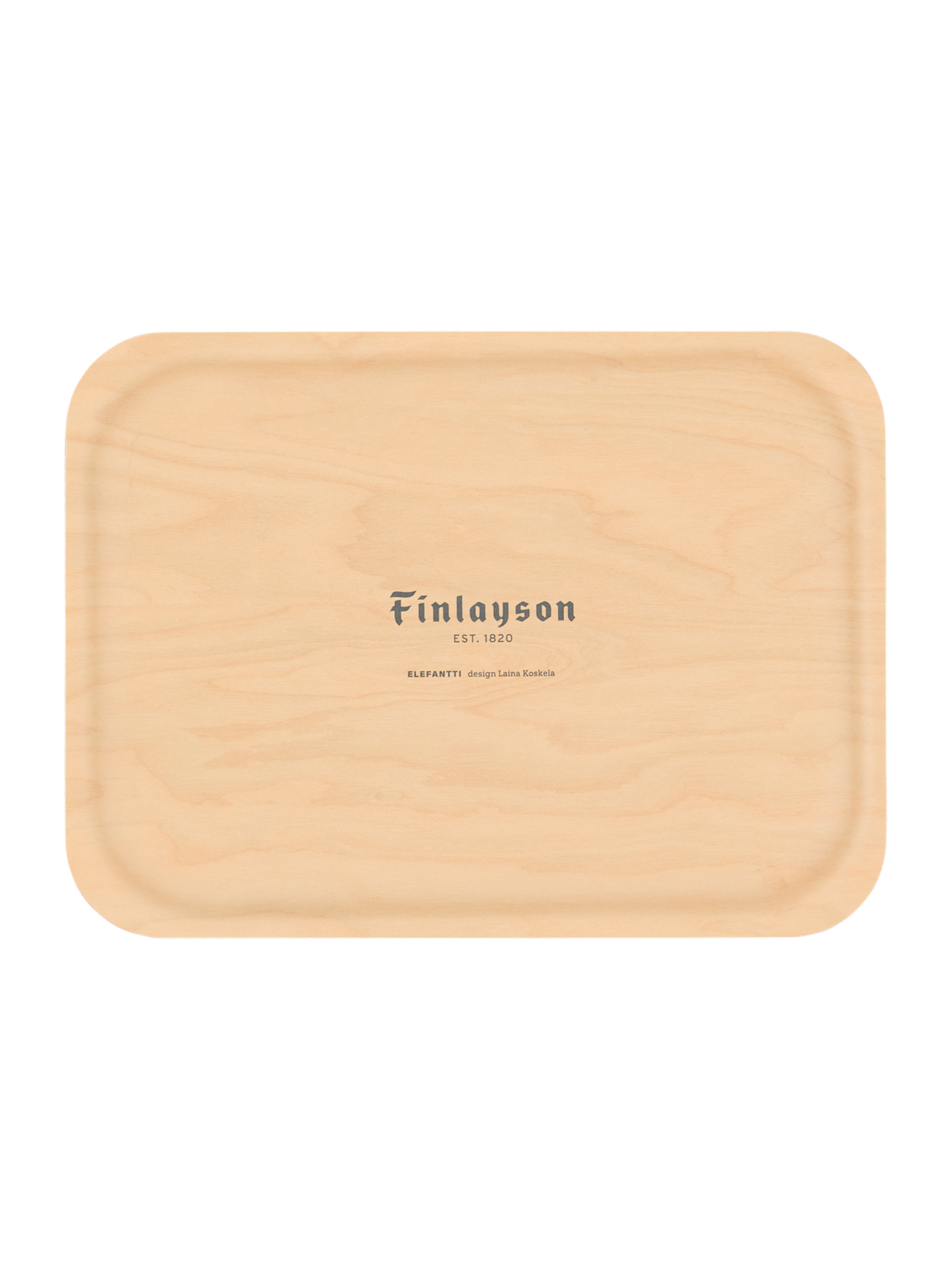 99100-0792_2; Finlayson Elefantti Tarjotin Musta / 27x20 cm 
