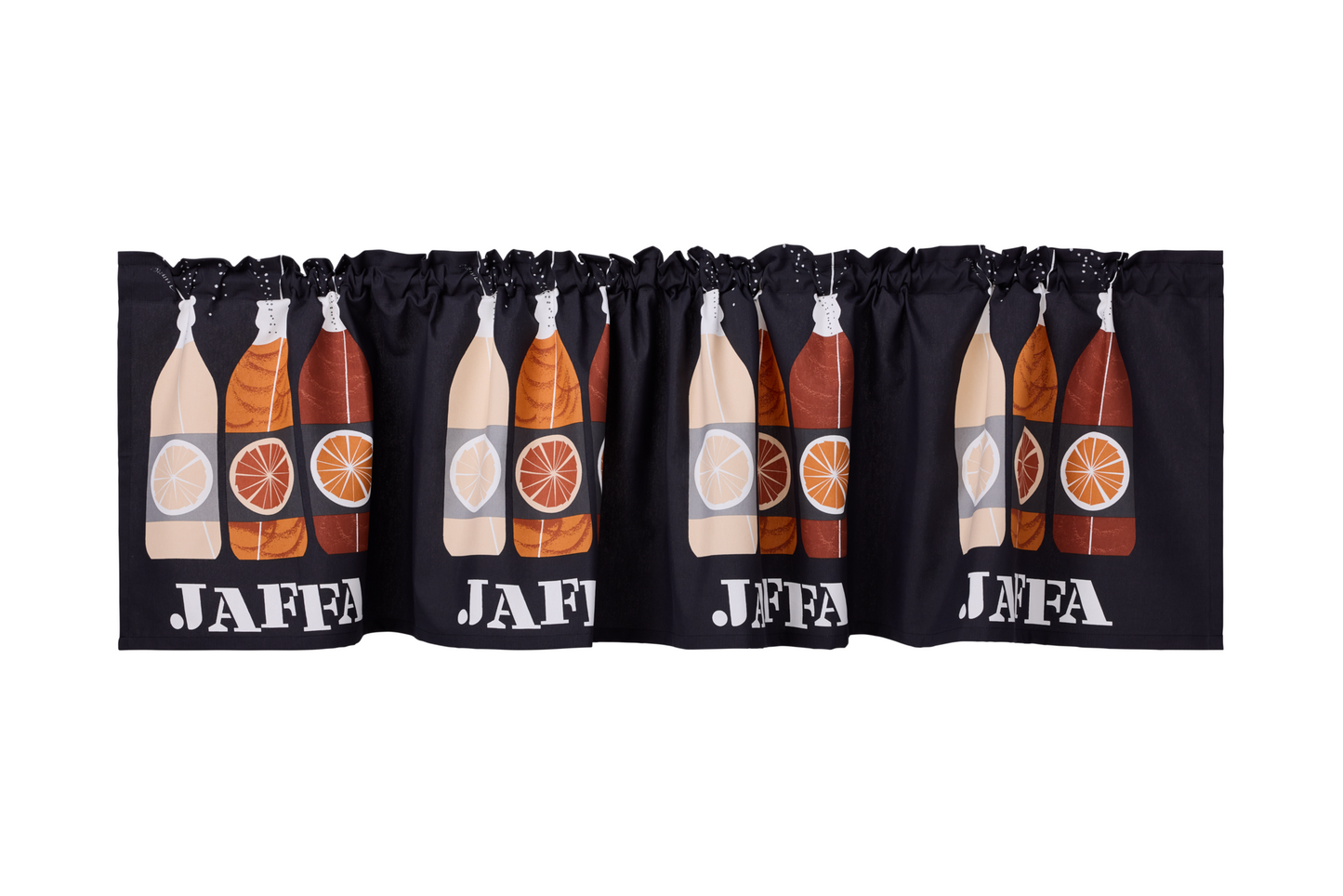 106795-9830; Finlayson Jaffa  Harmaa-oranssi / 60x250 cm 
