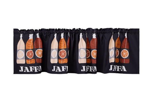 106795-9830; Finlayson Jaffa  Harmaa-oranssi / 60x250 cm 