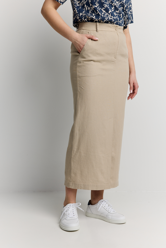 Pellava-viskoosihame naisten-hameet-ja-housut