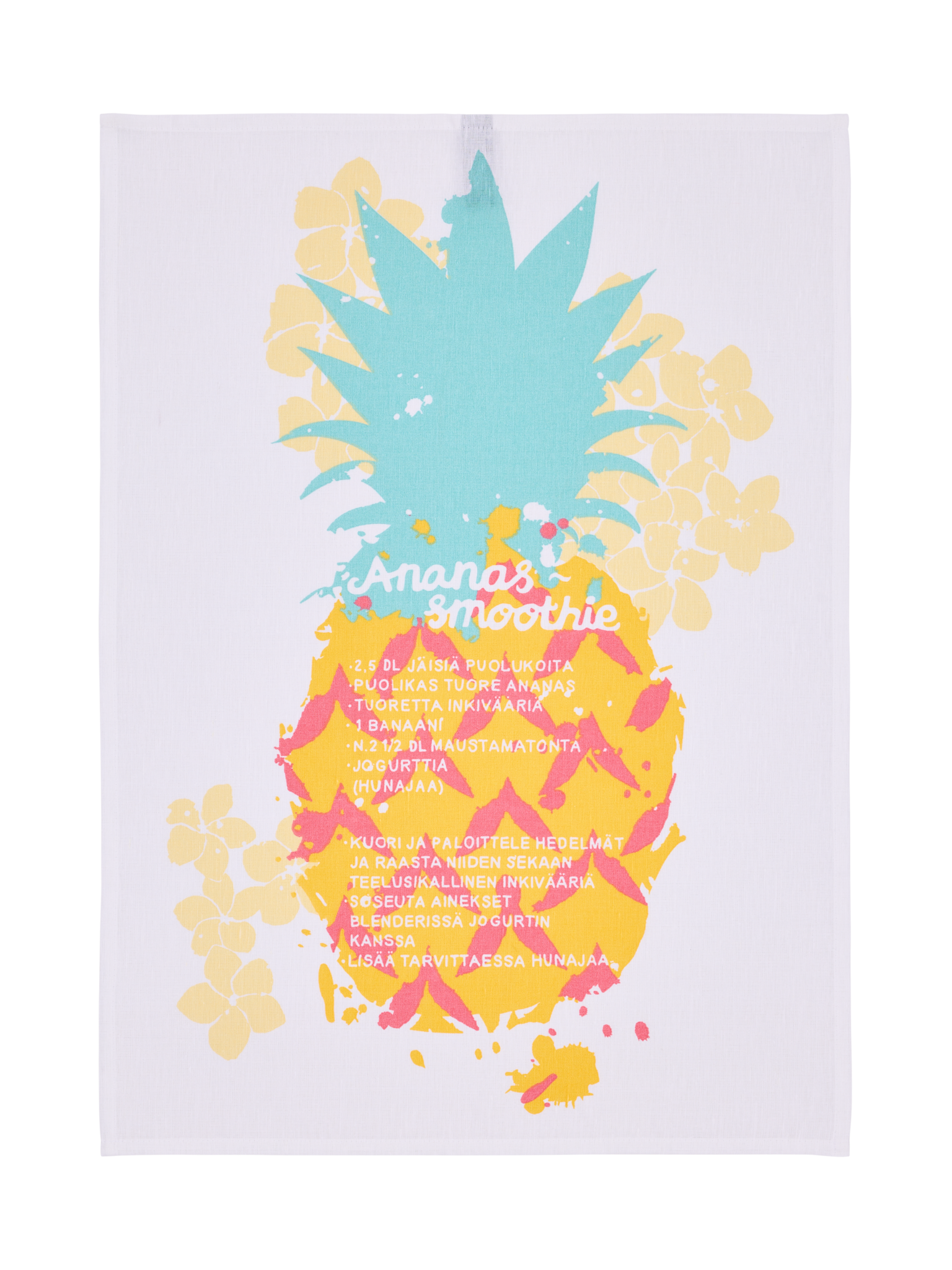 80072-4713-01-10; Finlayson Cocktail Keittiöpyyhe Keltainen / Sininen / 50x70 cm 