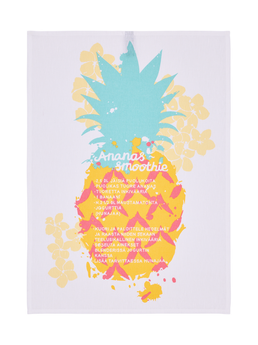 80072-4713-01-10; Finlayson Cocktail Keittiöpyyhe Keltainen / Sininen / 50x70 cm 