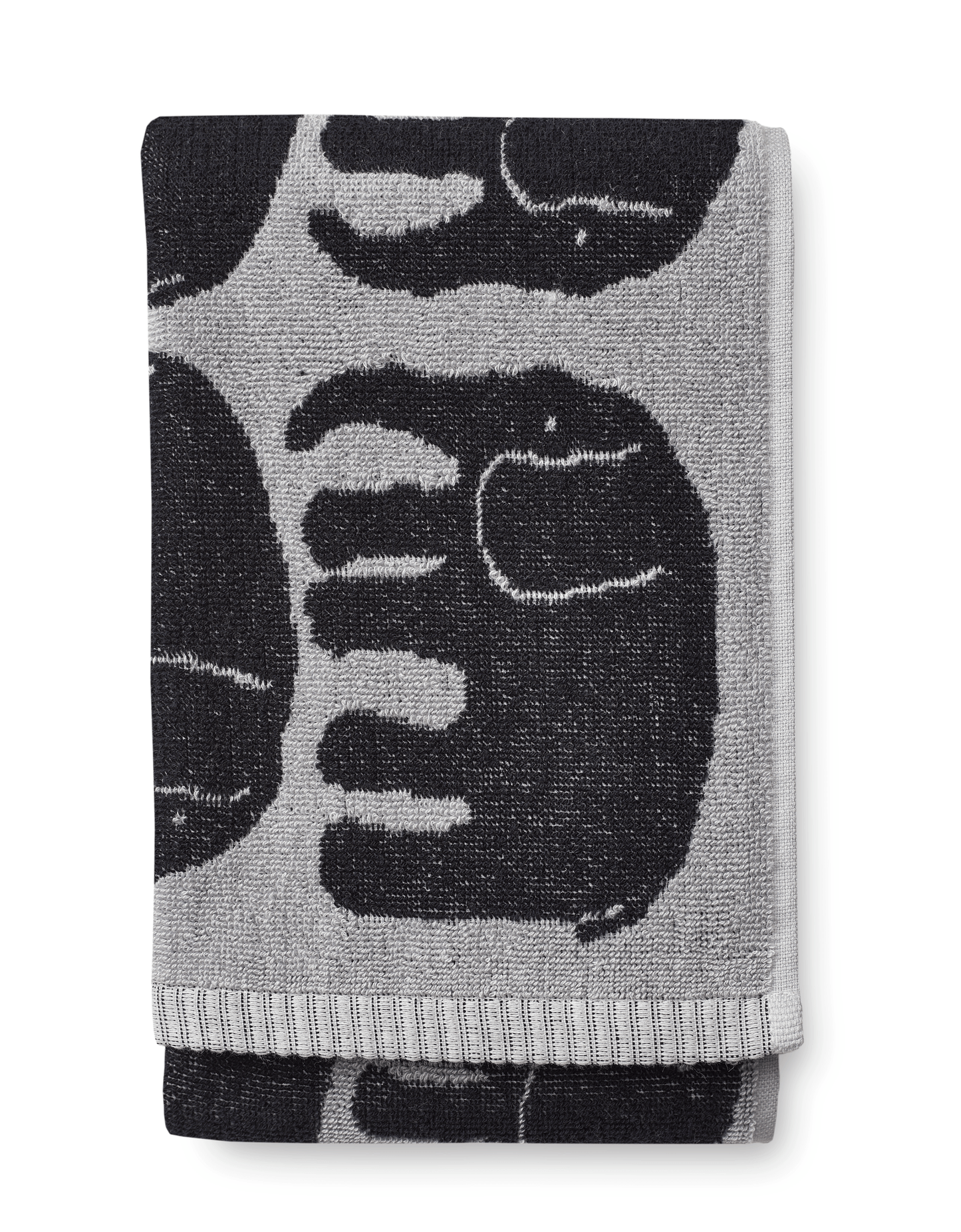70563-4547-06-12; Finlayson FI Elefantti pyyhe Musta / Harmaa / 50x70 cm