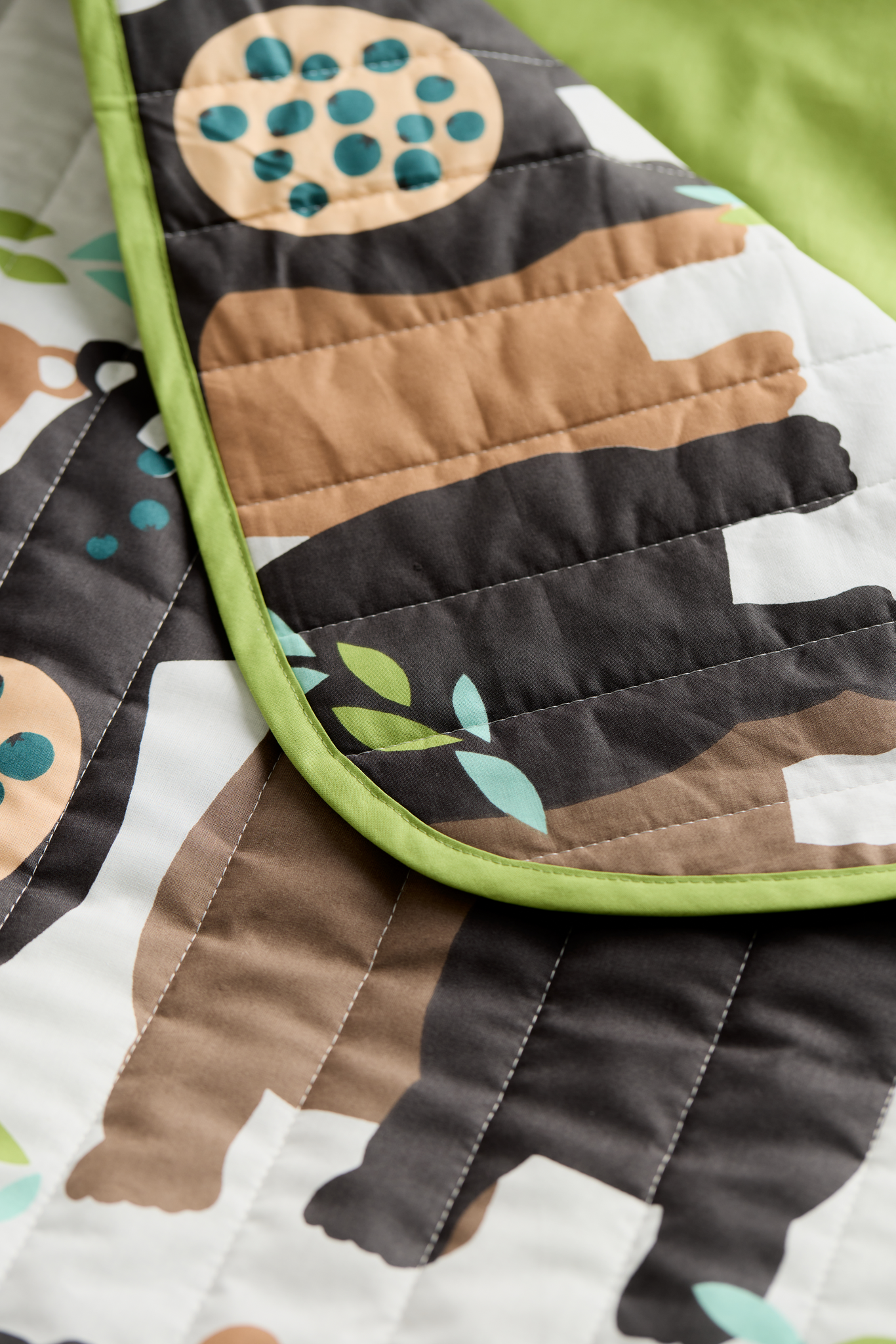 60432-5165-05-06_2; Finlayson Kopla Unipussi Ruskea / Persikka / 90x250 cm 