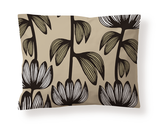 60138-4908-15-10; Finlayson Alma Satiinityynyliina Beige / Vihreä / 50x60 cm 