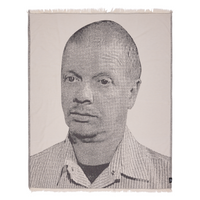 CKU_H20001_910; Finlayson Makia x Kummeli Tonni Huopa Vaaleanharmaa / 130x170 cm 