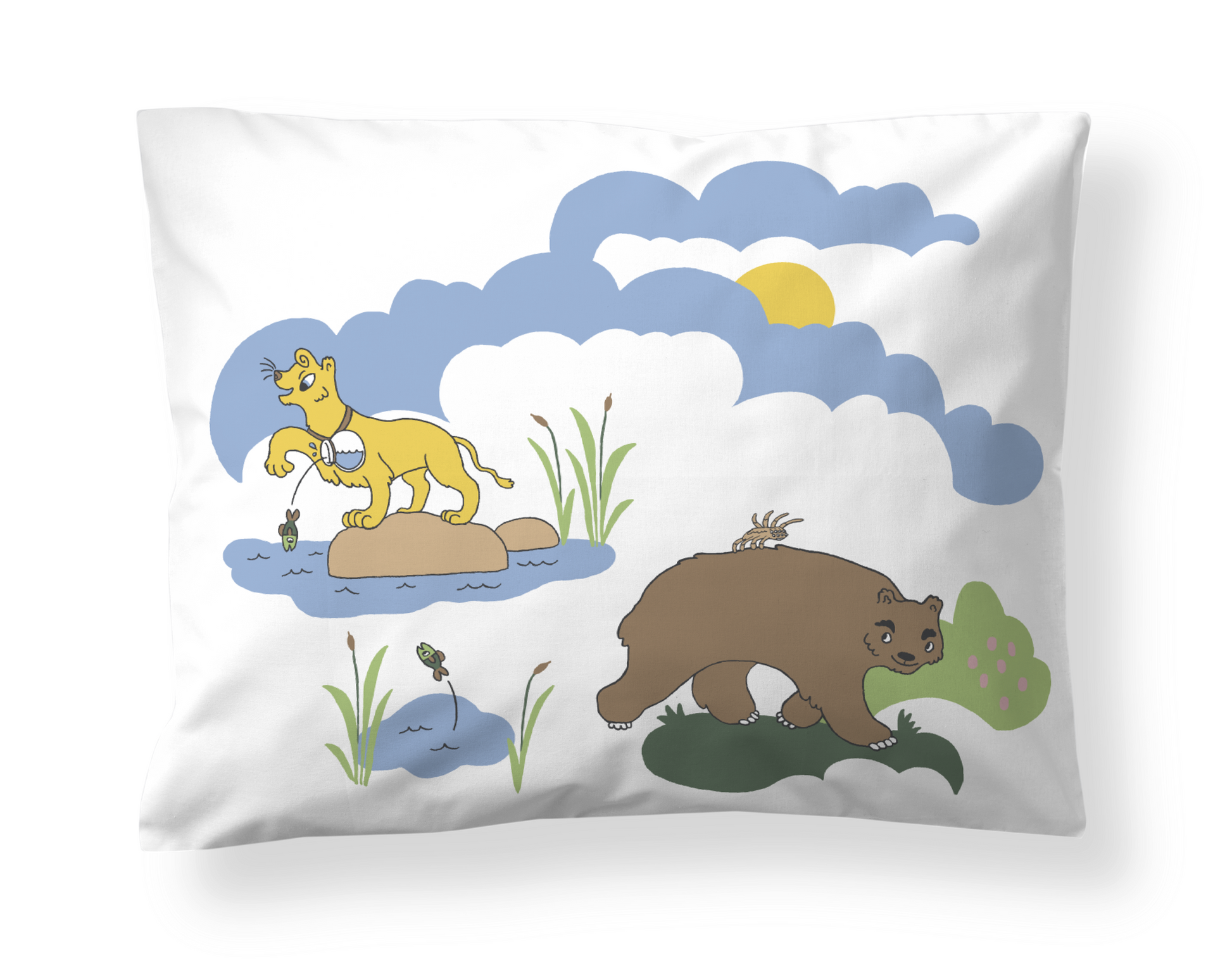 60152-5513-01-10; 60115-5513-01-10; Finlayson Seikkailu Lasten tyynyliina Monivärinen / 40x60 cm 