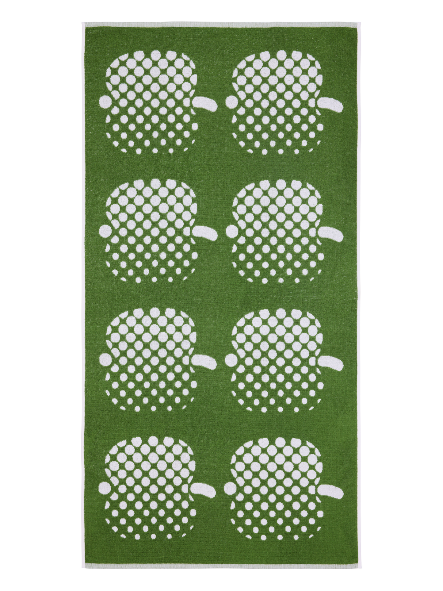 71064-1367-05-06; Finlayson Optinen omena Kylpypyyhe Vihreä / 70x140 cm 