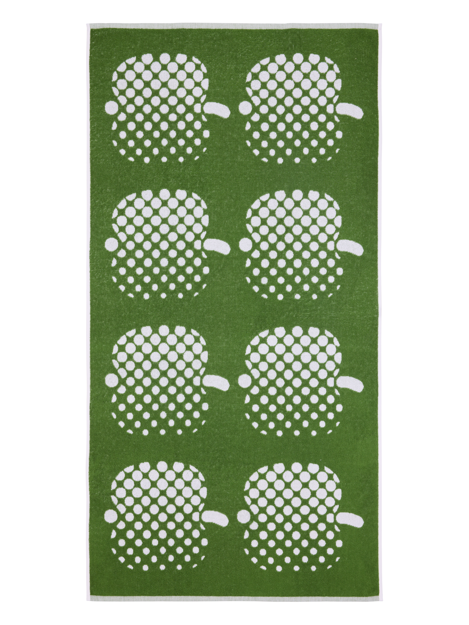 71064-1367-05-06; Finlayson Optinen omena Kylpypyyhe Vihreä / 70x140 cm 