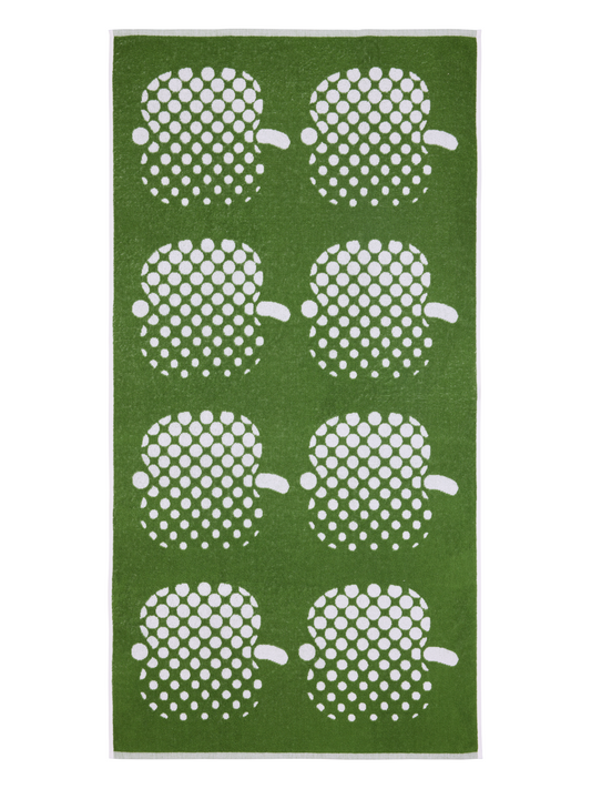 71064-1367-05-06; Finlayson Optinen omena Kylpypyyhe Vihreä / 70x140 cm 