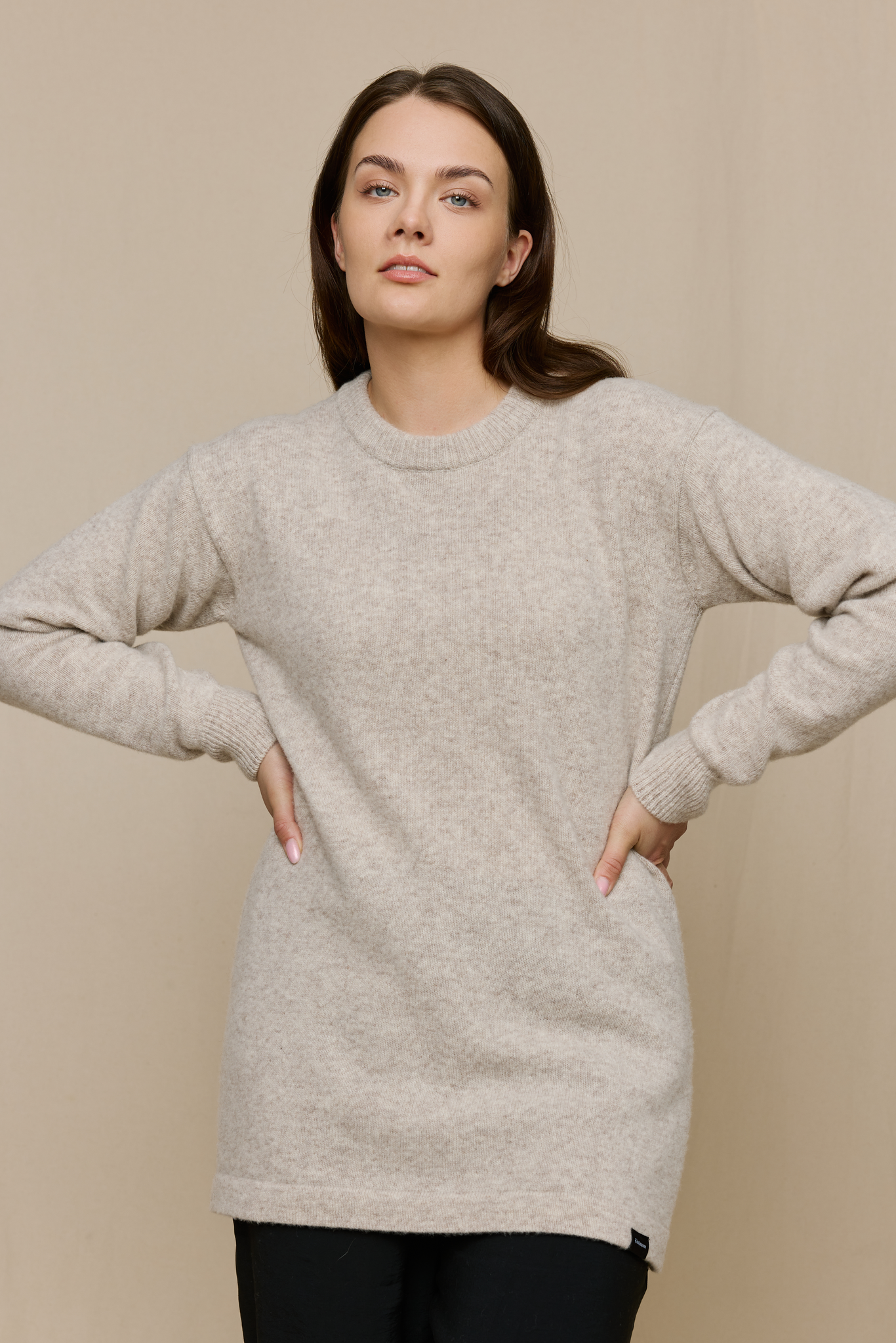 FW51005-121-S; Finlayson Klaara Neuletunika Vaalea beige / S 