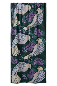 108824-7851; Finlayson Viserrys Curtains Vihreä-violetti / 140x250 cm 